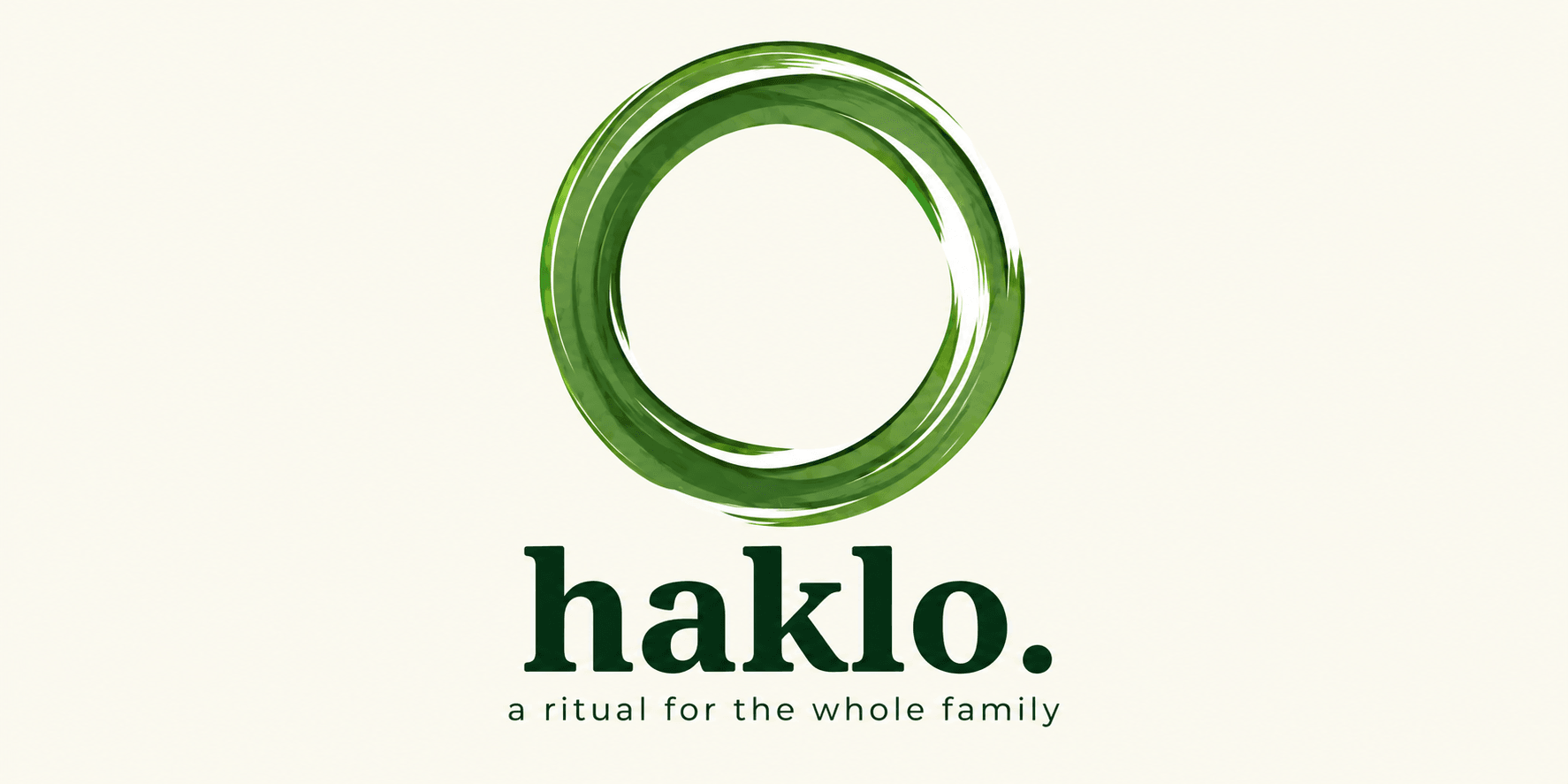 Logo of Haklo, featuring a green circular design with the tagline beneath.