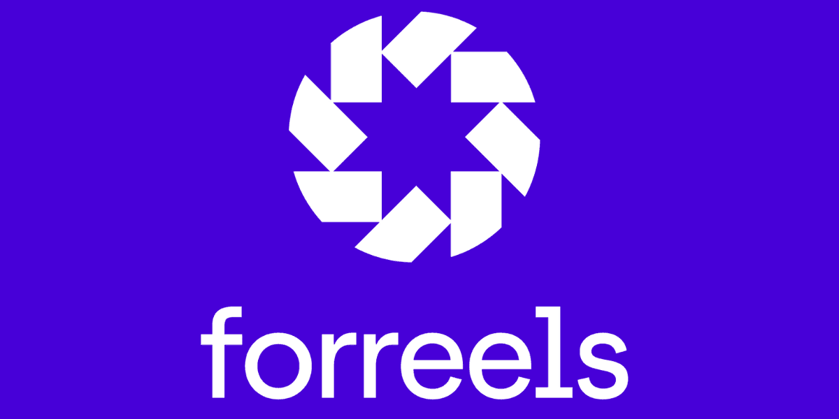 "Forreels logo represents a unified platform for global creative collaboration, empowering creators with seamless project management and transparent payments."