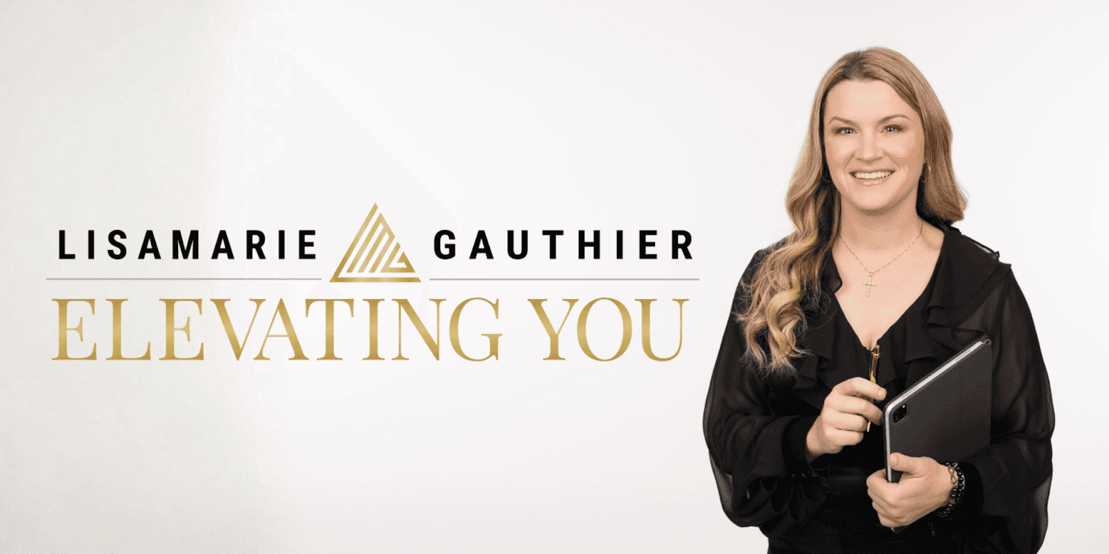 "LisaMarie Gauthier, founder of Elevating You, offering transformational coaching to empower leaders through self-discovery and authentic growth."