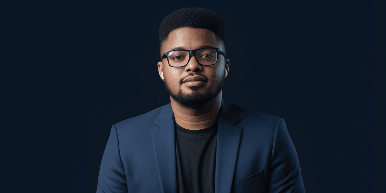 Princely Samuel Okere, founder of Legacy Bench, in a professional setting, showcasing thought leadership on responsibility and legacy.
