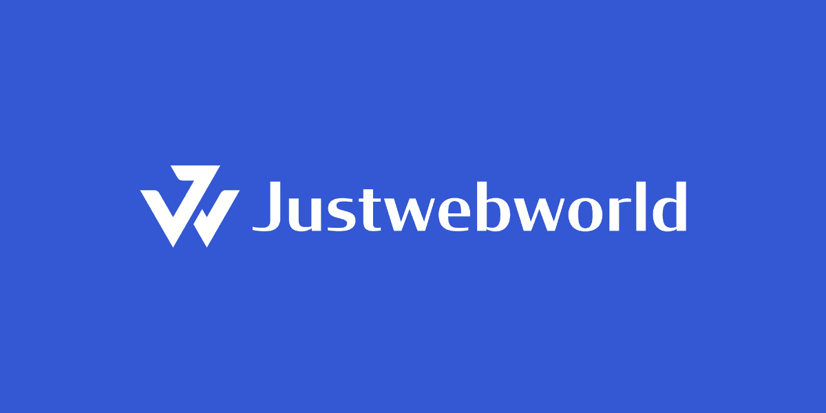 "Justwebworld logo representing an online platform delivering insightful, educational, and empowering content on technology, business, and lifestyle."
