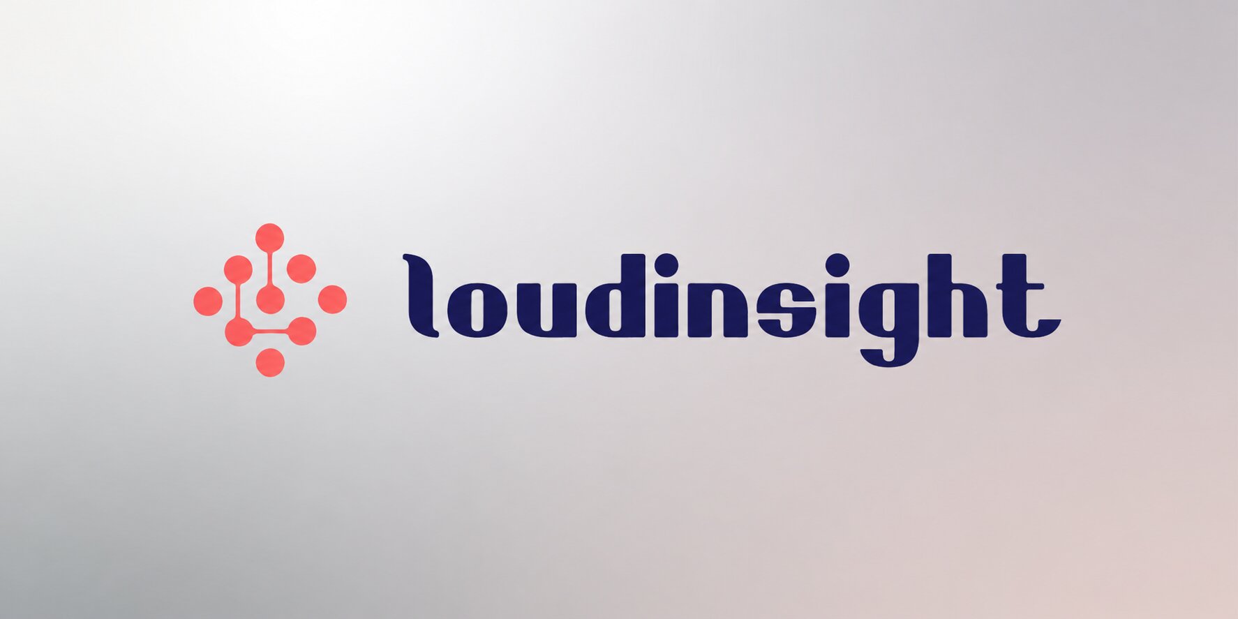 Loudinsight logo with coral network icon and navy wordmark representing AI-powered global talent platform.