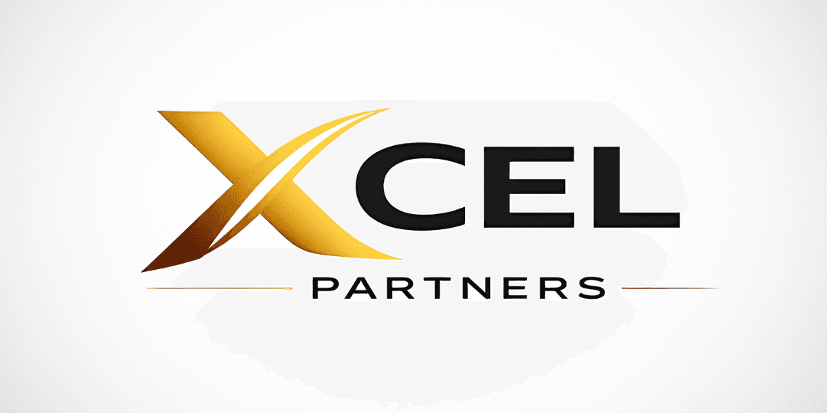 Xcel Partners logo on a white background.