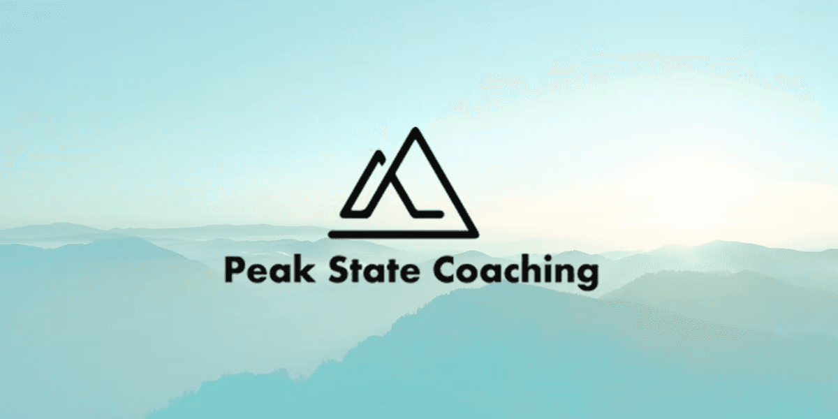 Peak State Coaching logo with mountain graphic representing personalized career coaching and John Parsons' expertise in job placement.