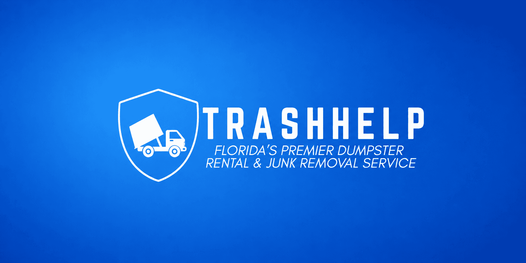 TrashHelp North Florida logo for dumpster rental and junk removal services.