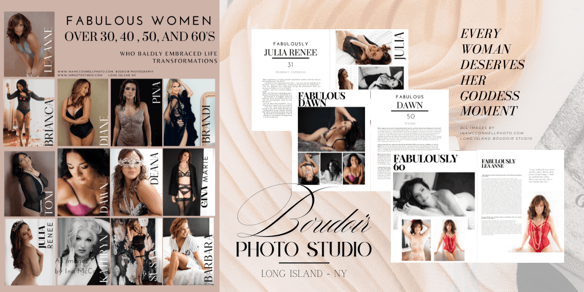 Long Island Boudoir Studio celebrates women of all ages, offering transformative boudoir photography experiences that empower and inspire self-love.