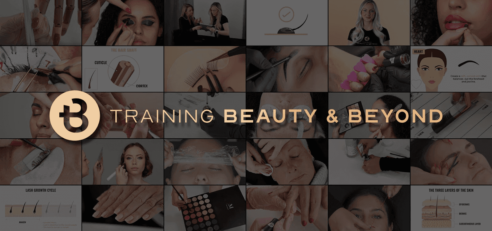Professional beauty training with accredited online courses, personalized kits, and expert support, empowering women to succeed in beauty careers.