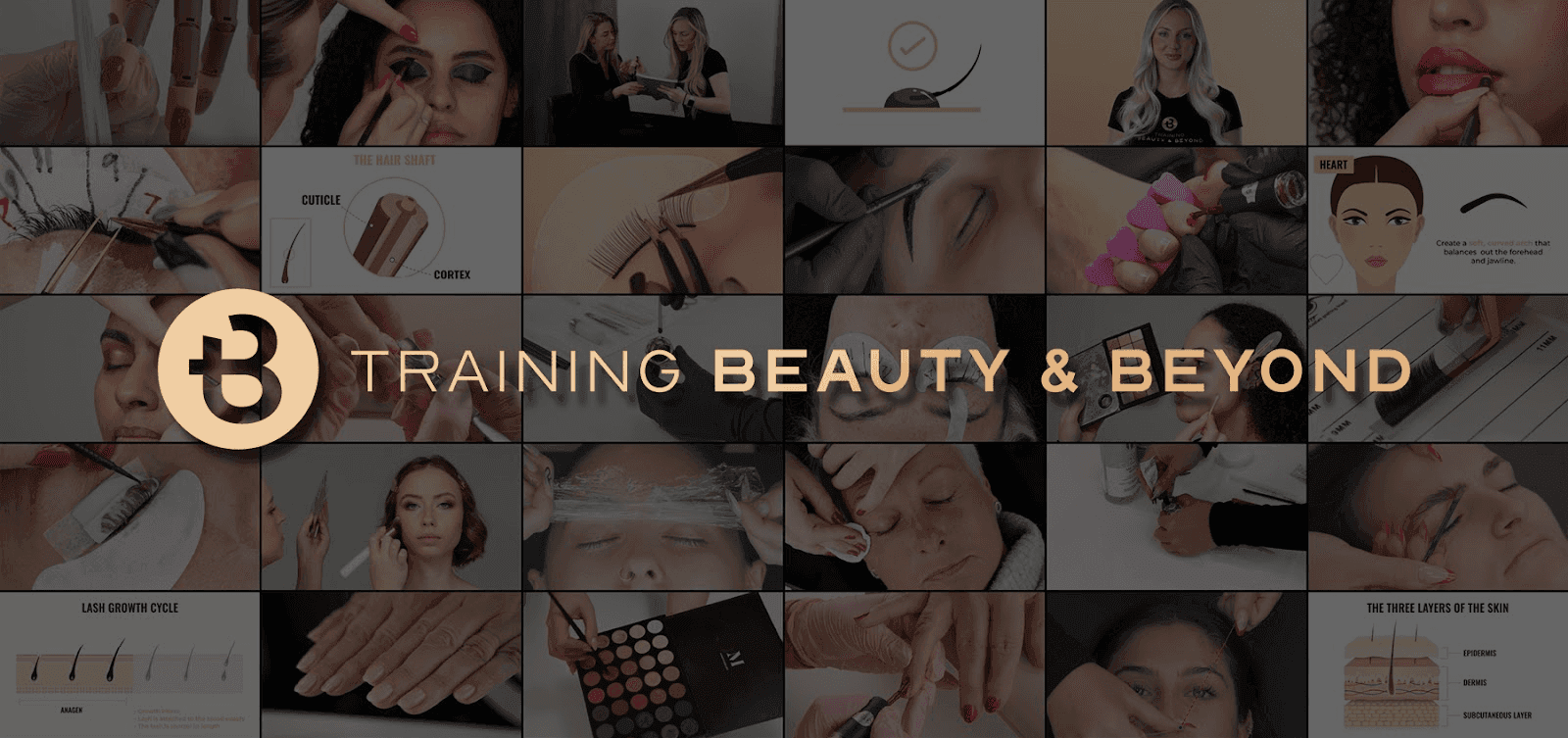 Professional beauty training with accredited online courses, personalized kits, and expert support, empowering women to succeed in beauty careers.