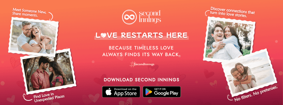 "Second Innings: A dating app for second chances, connecting people with shared experiences for meaningful relationships."