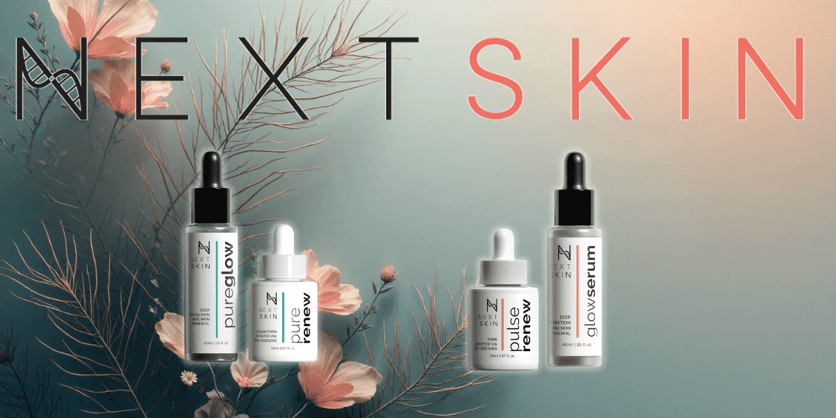 NextSkin’s Australian-made skincare products featuring PDRN technology, offering rejuvenating solutions for healthier, glowing skin with K-beauty innovation.