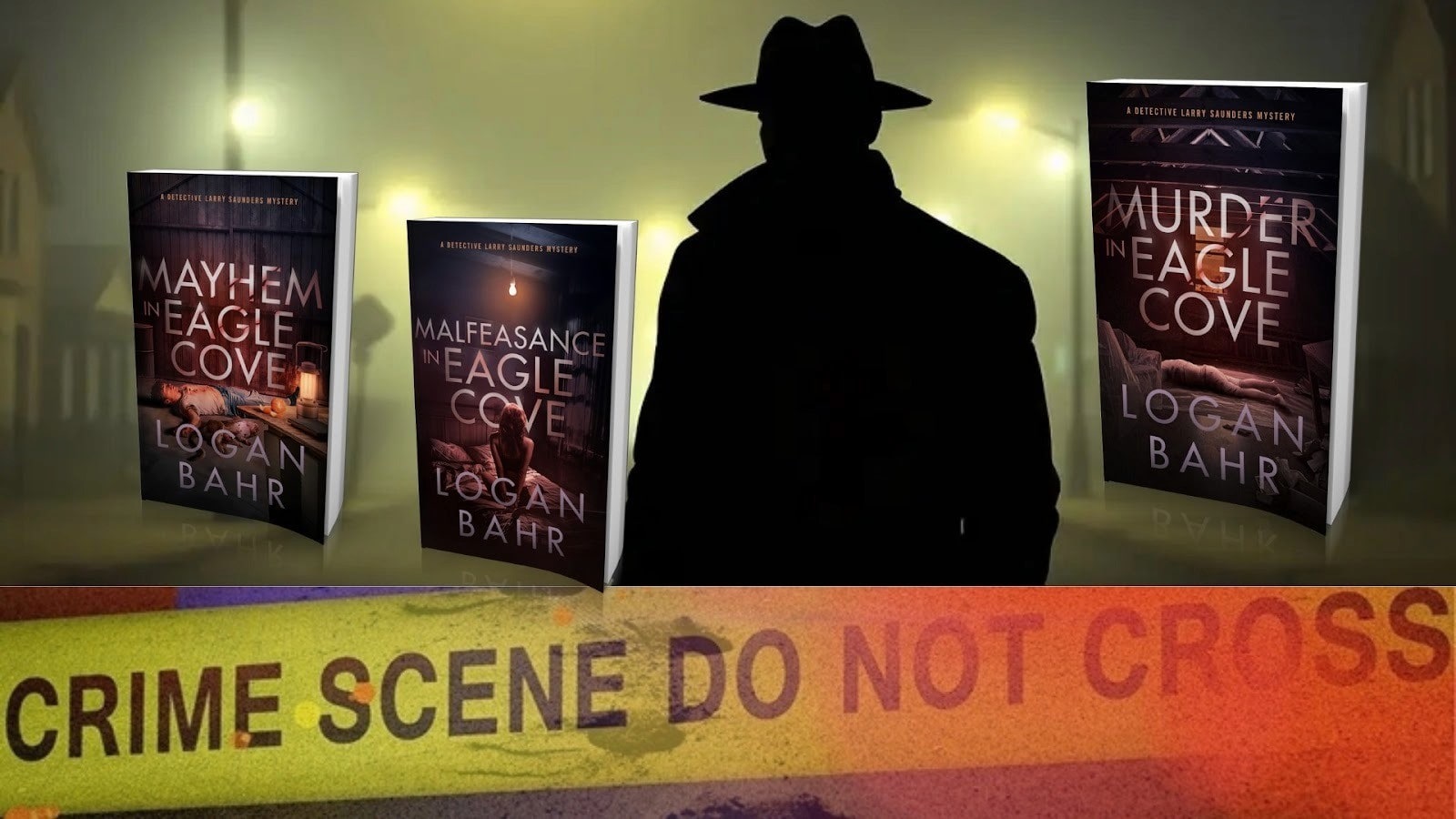 Logan Bahr's Detective Larry Saunders Mystery Series captivates readers with suspenseful, emotionally-driven crime novels set in Eagle Cove.