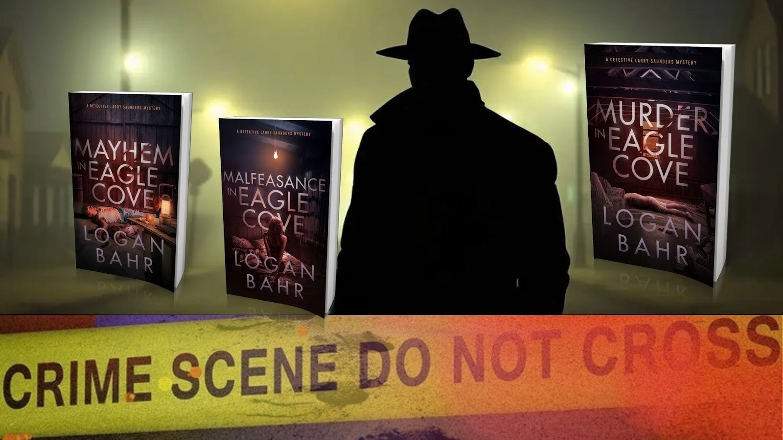 Logan Bahr's Detective Larry Saunders Mystery Series captivates readers with suspenseful, emotionally-driven crime novels set in Eagle Cove.