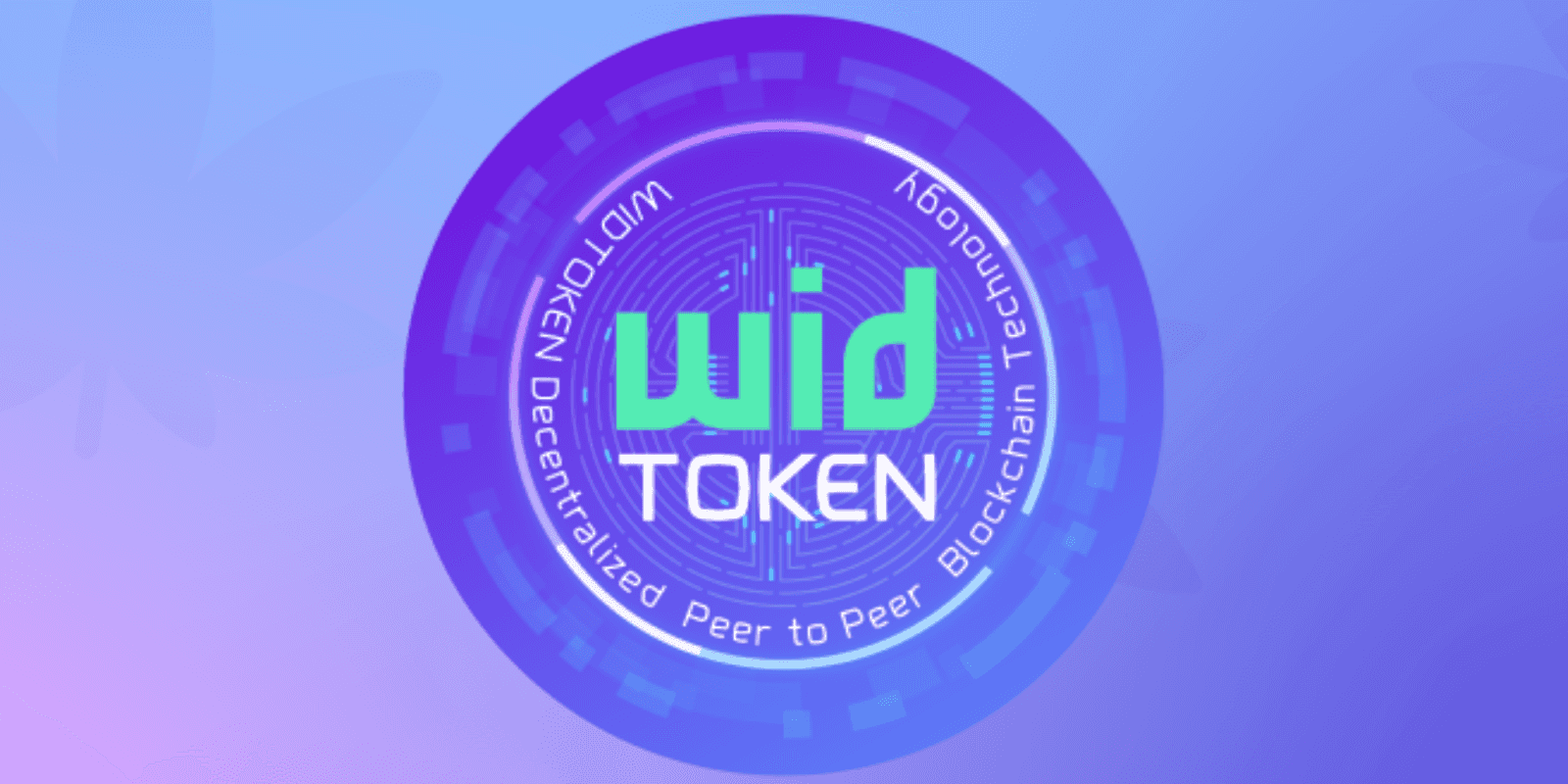 WidToken logo showcasing decentralized, secure blockchain-based payment solutions, addressing global banking challenges and improving B2B transactions.