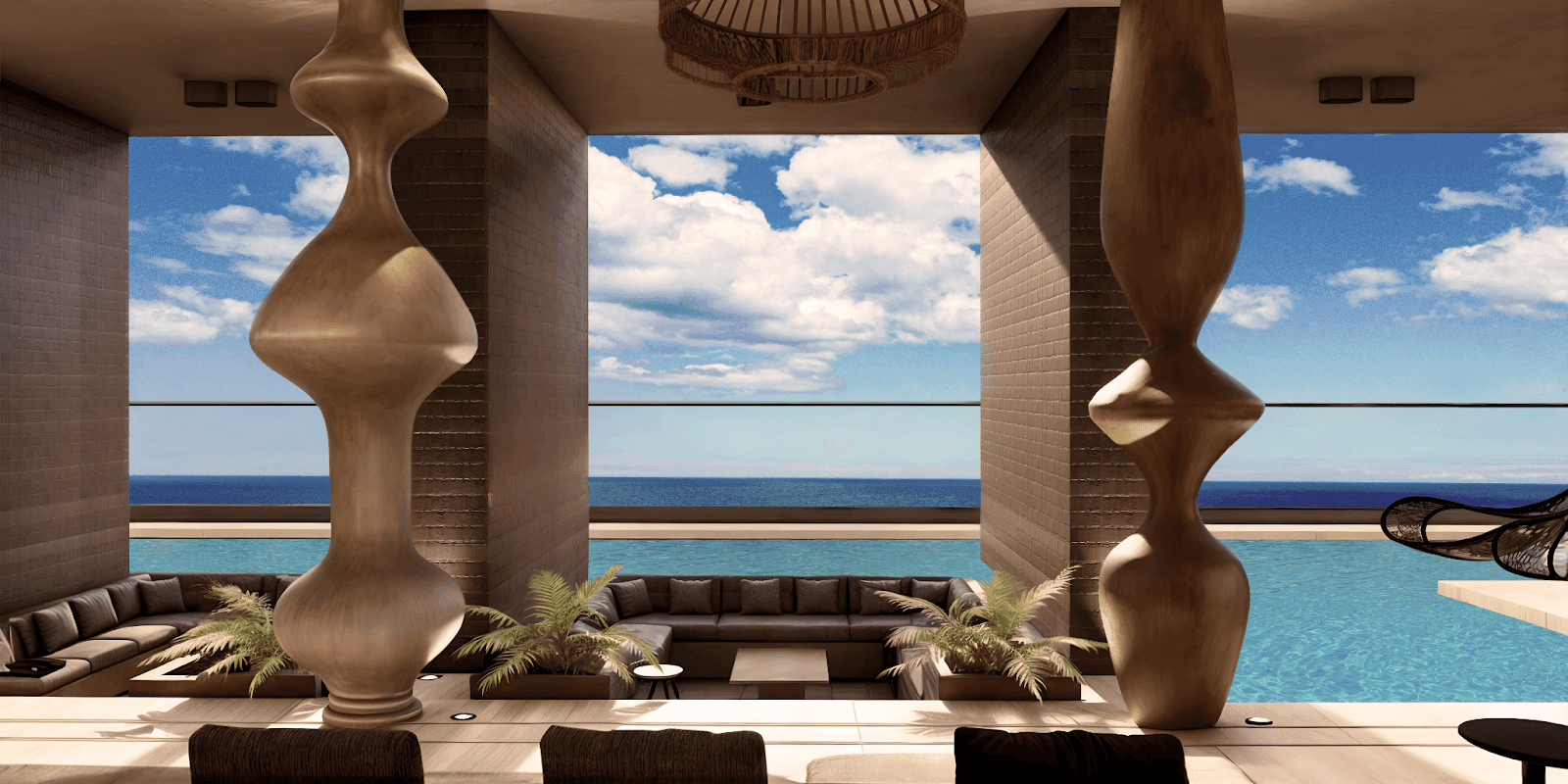 Panama's luxury real estate offerings, showcasing a modern design with ocean views and prime investment opportunities for global investors.