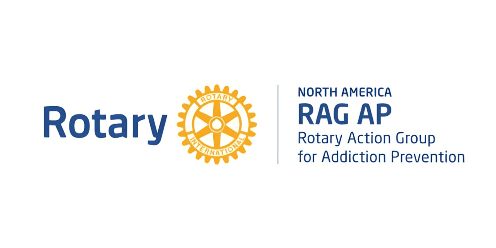 Rotary Action Group for Addiction Prevention North America's logo, representing their holistic approach to addressing the addiction crisis.