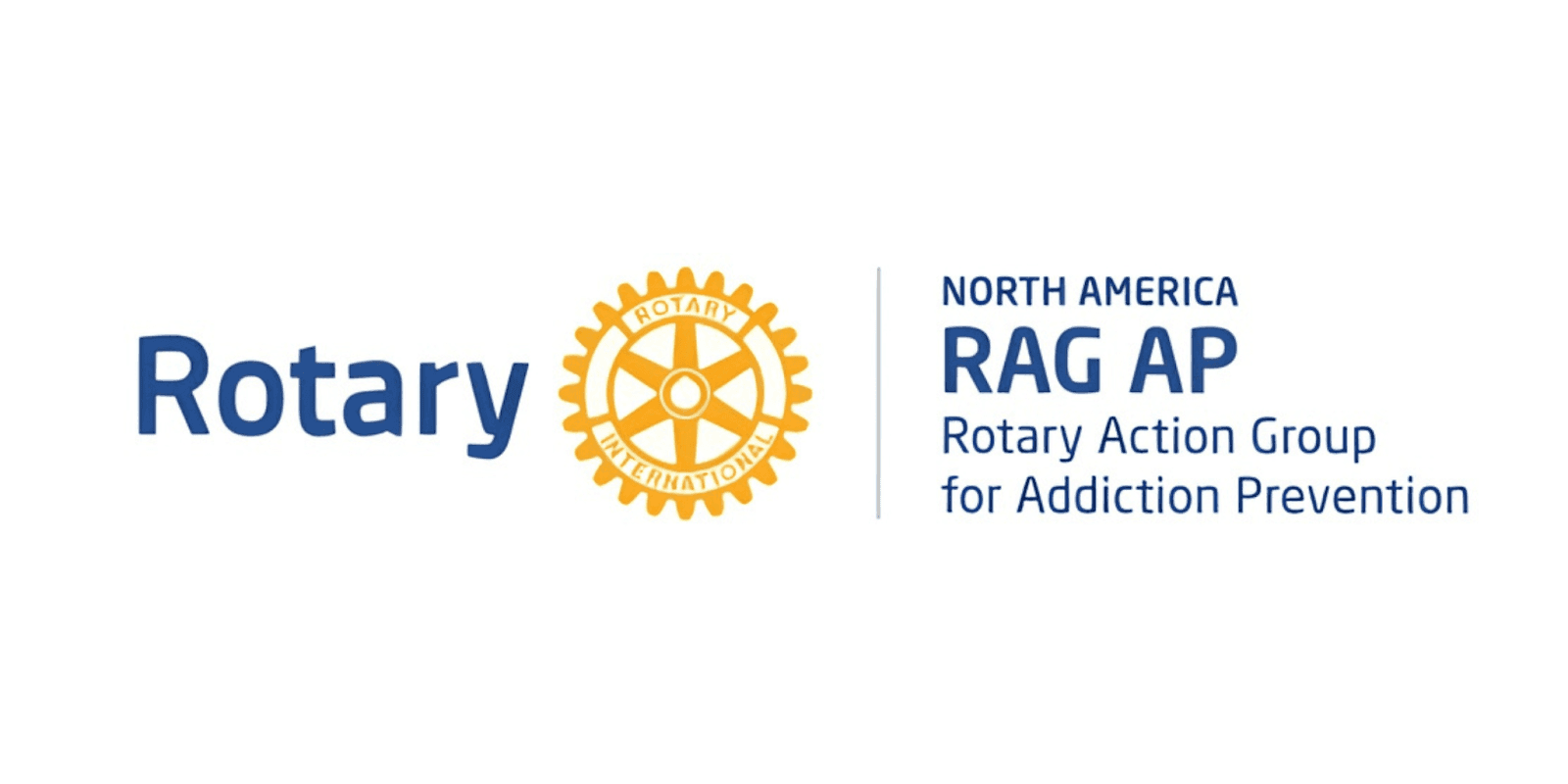 Rotary Action Group for Addiction Prevention North America's logo, representing their holistic approach to addressing the addiction crisis.