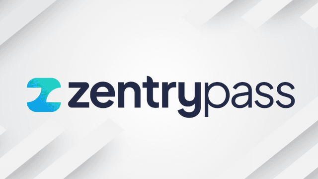 Logo of ZentryPass with a modern, clean design and gradient colors