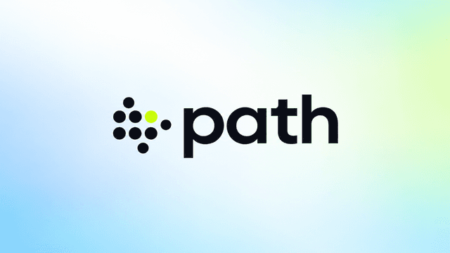 Logo of Path featuring dots and the word "path" in a modern font