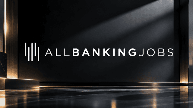 Logo of All Banking Jobs displayed against a sleek, modern background