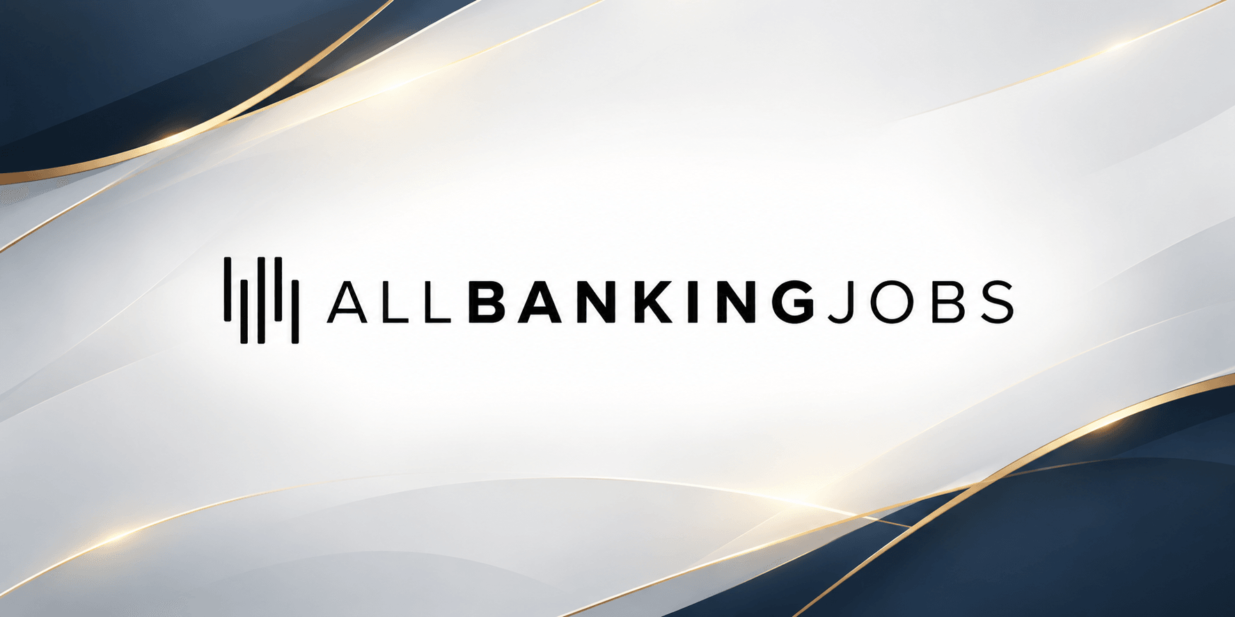 Logo of All Banking Jobs with a modern abstract background design