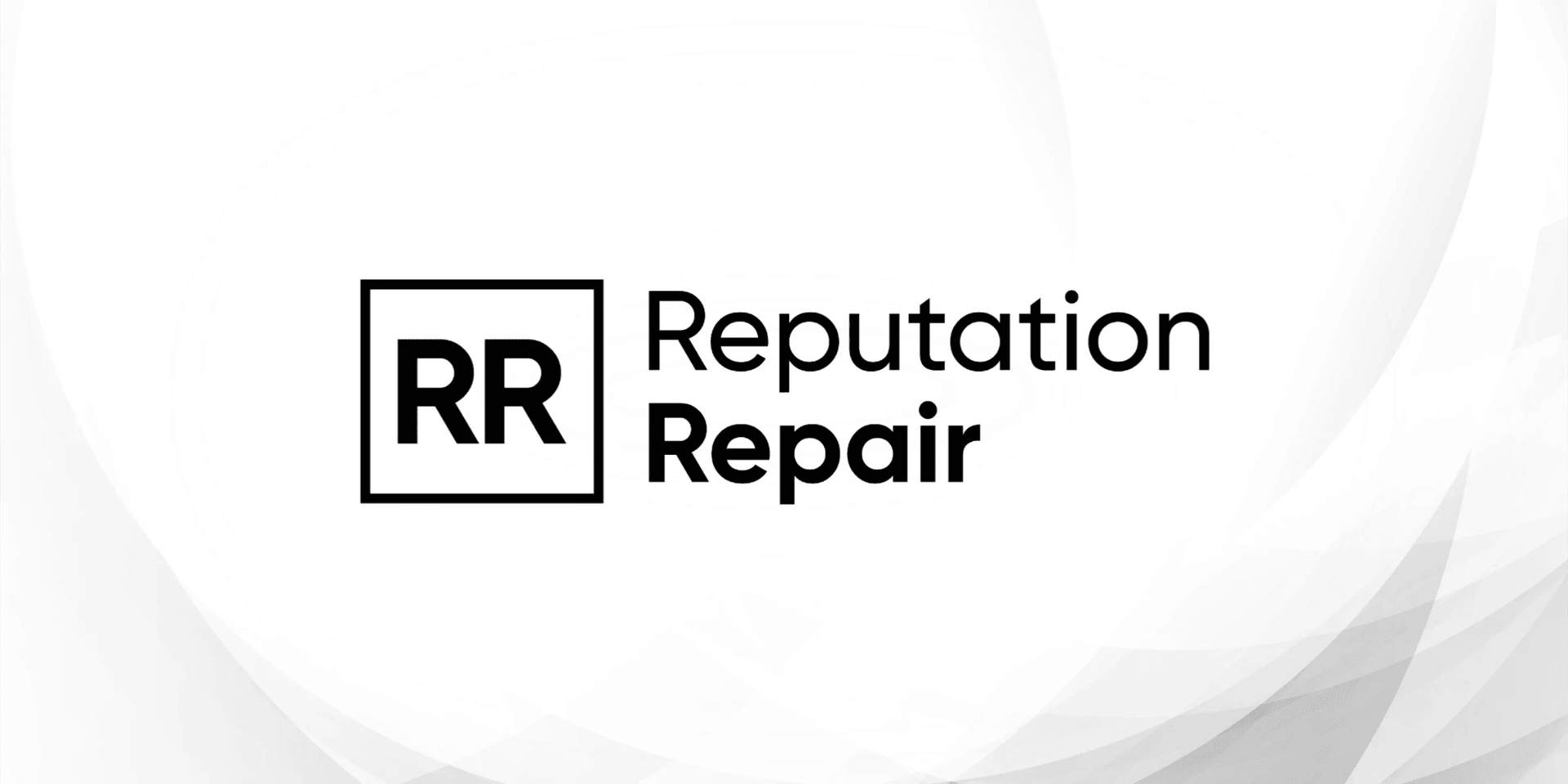 Logo design for Reputation Repair with bold initials RR and clean typography
