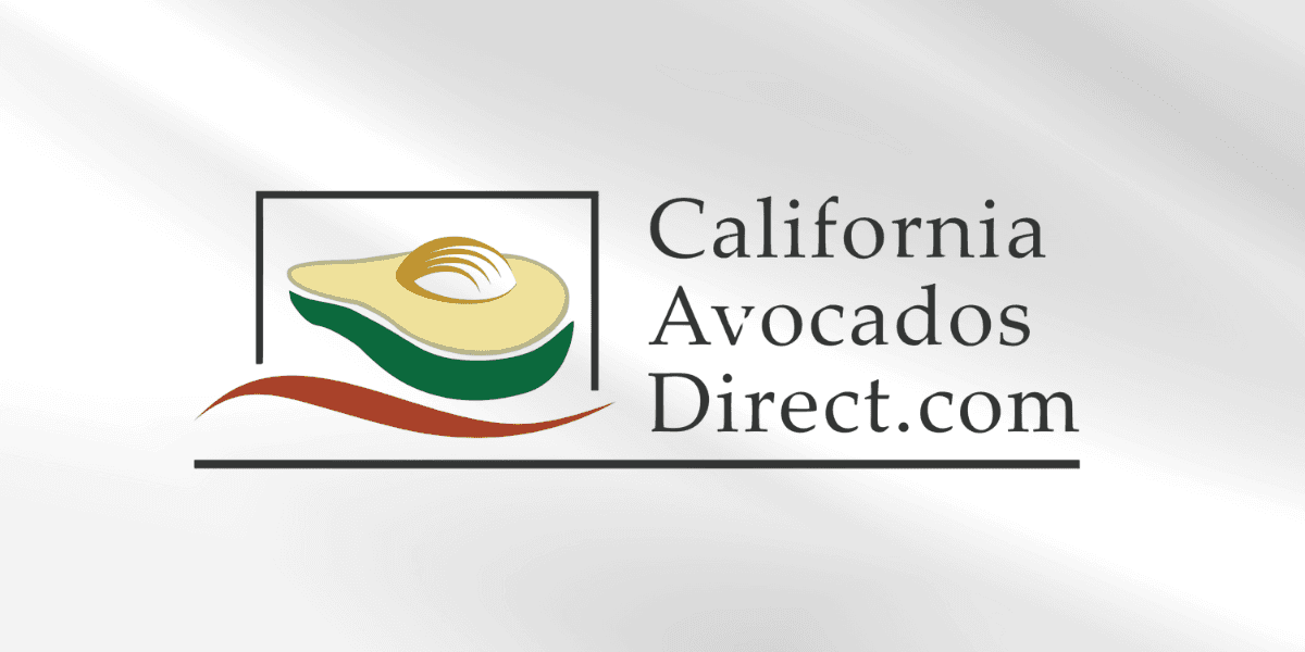 California Avocados Direct logo featuring a sliced avocado and company name on a white background.