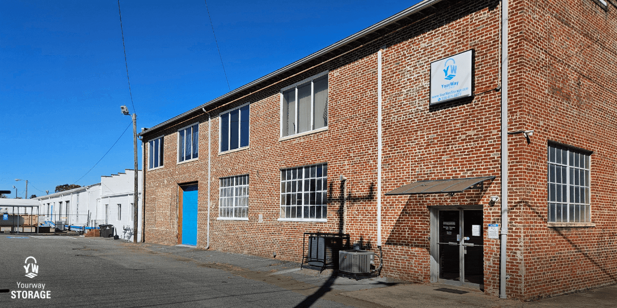 Brick YourWay Storage building in Winston-Salem, NC, offering self-storage units and office space solutions.