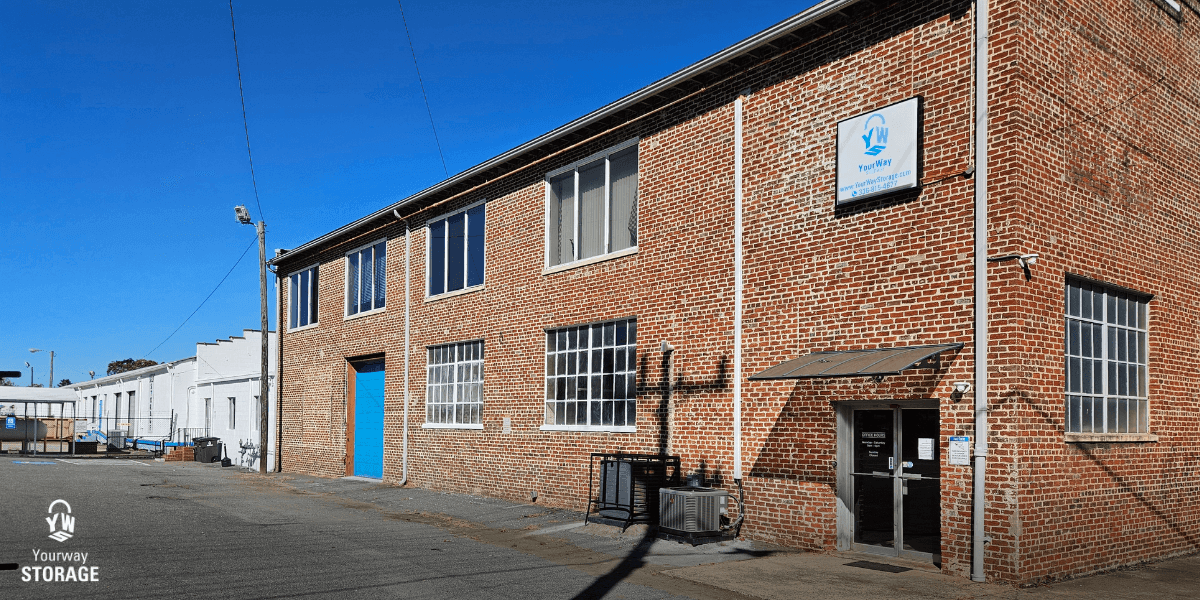 Brick YourWay Storage building in Winston-Salem, NC, offering self-storage units and office space solutions.