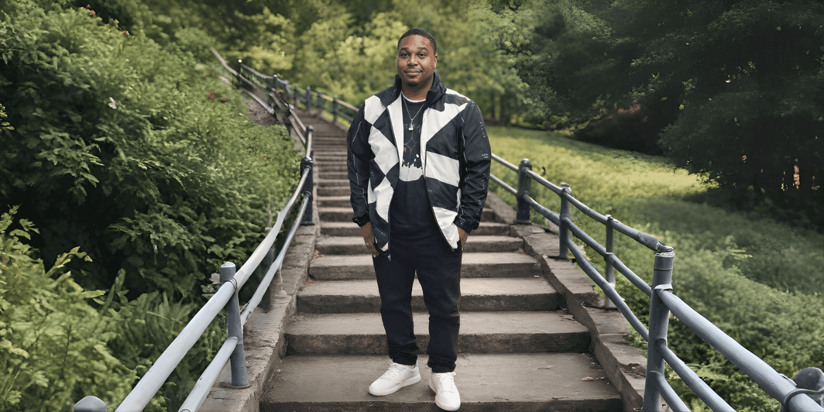 Justin Brown, founder of Toxik Nature, embodies the brand’s mission of fashion, transformation, and empowerment through bold, sustainable designs.