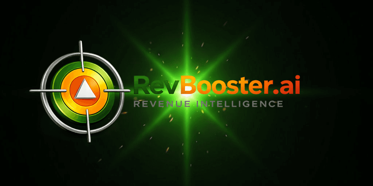 RevBooster.ai screenshot showcasing an AI platform that captures leads and manages calls for small businesses around the clock.