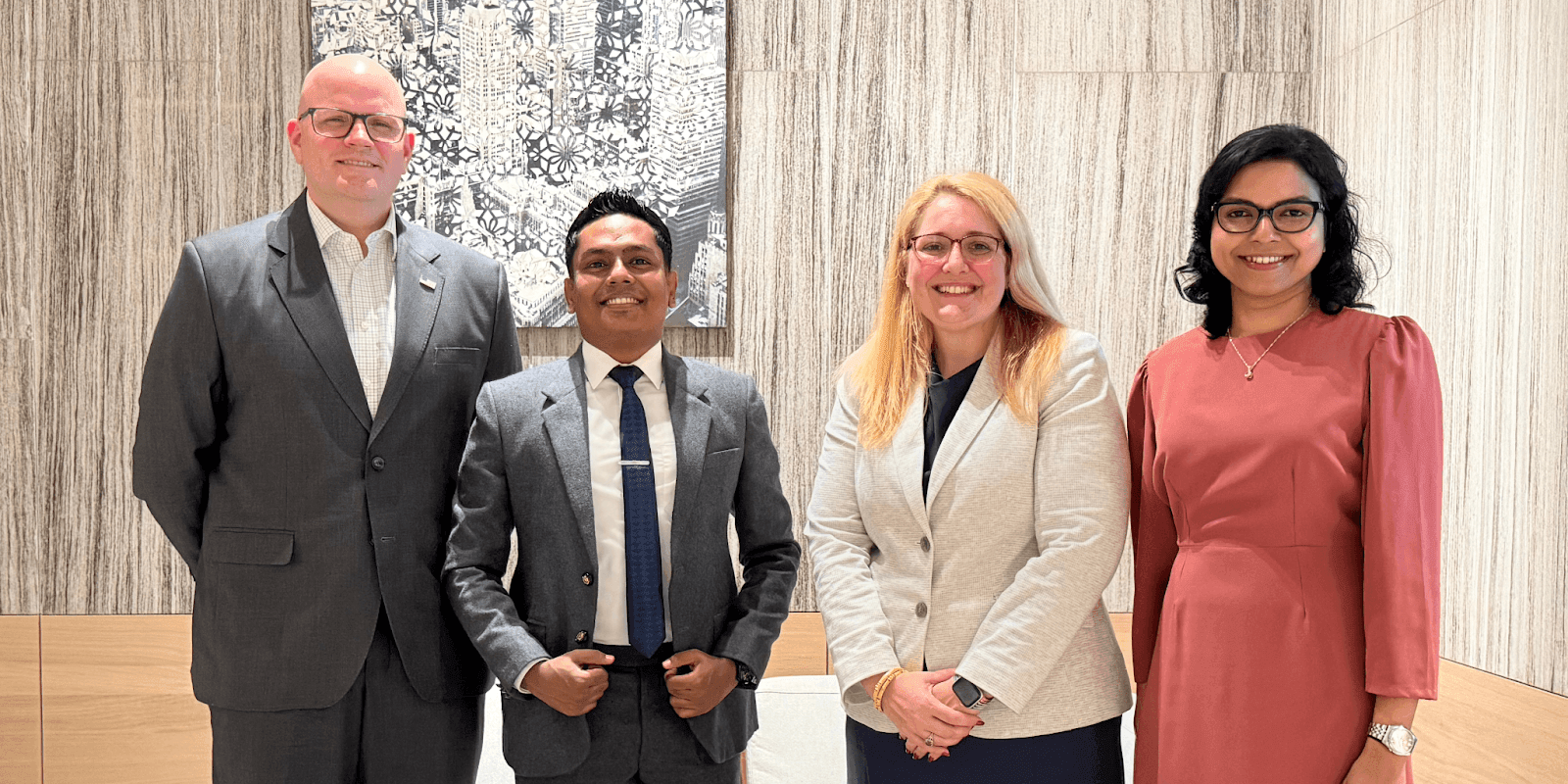 CarePolicy.US leadership team at their 2025 Gala Night and Awards Ceremony celebrating achievements and provider support.