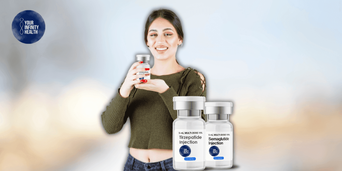 "Empowering weight loss through telehealth with personalized support and Semaglutide/Tirzepatide treatments at Your Infinity Health."