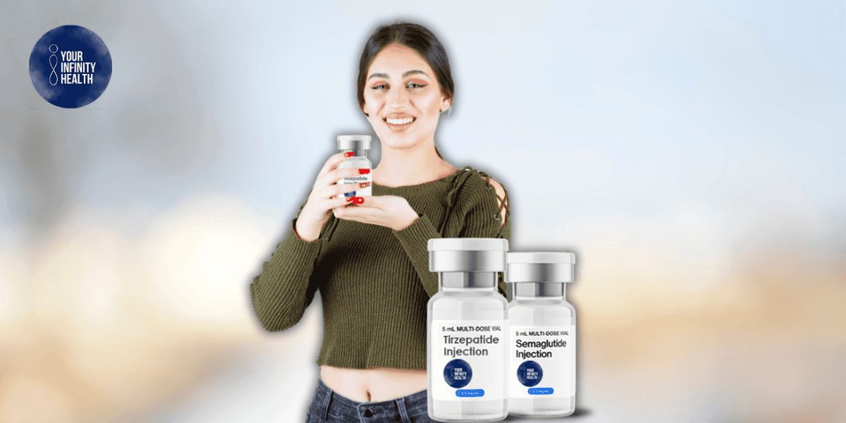 "Empowering weight loss through telehealth with personalized support and Semaglutide/Tirzepatide treatments at Your Infinity Health."