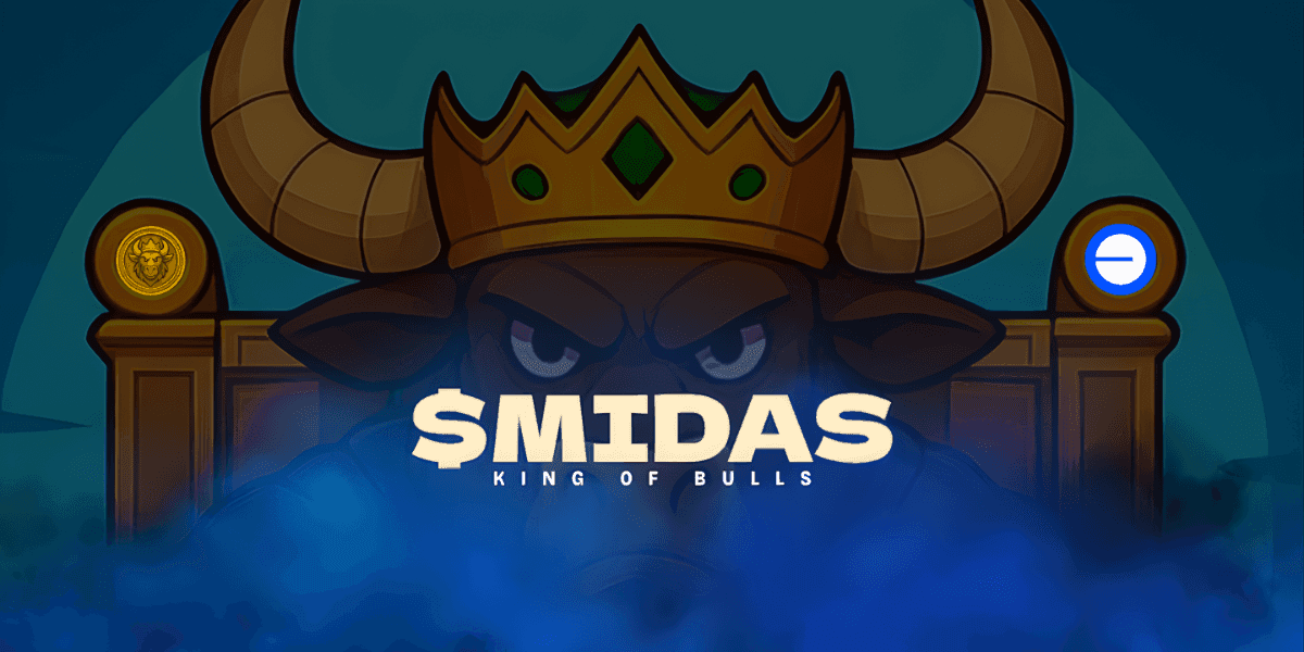 "$MIDAS logo, symbolizing strength and prosperity, represents a utility-driven memecoin focused on community, transparency, and DeFi innovation."