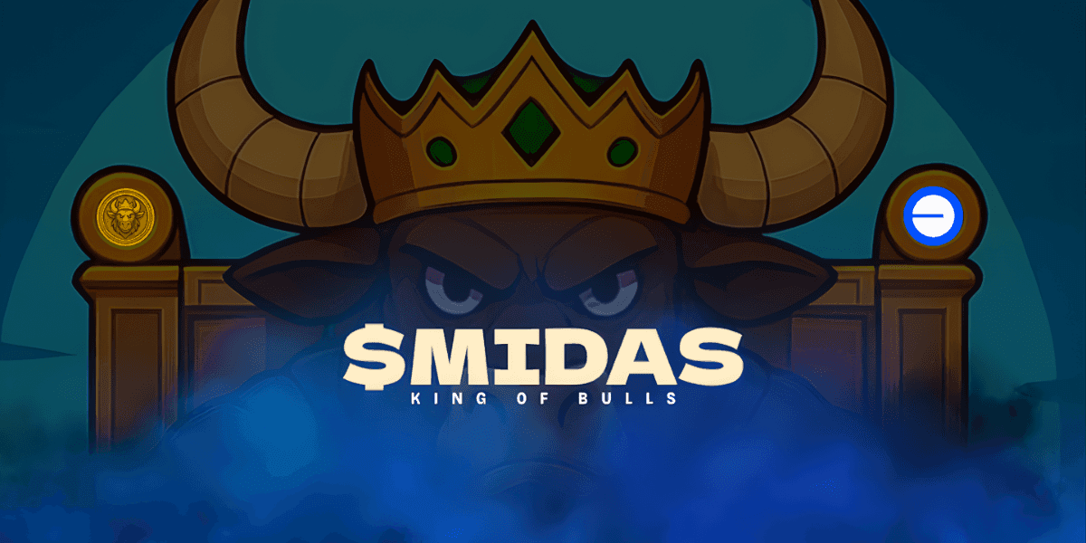 "$MIDAS logo, symbolizing strength and prosperity, represents a utility-driven memecoin focused on community, transparency, and DeFi innovation."
