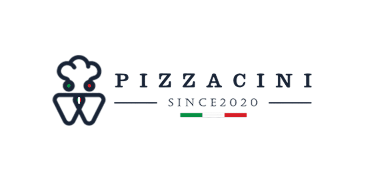 Pizzacini logo: Authentic, handmade Neapolitan-style frozen pizzas with high-quality ingredients, offering Italian cuisine convenience since 2020.