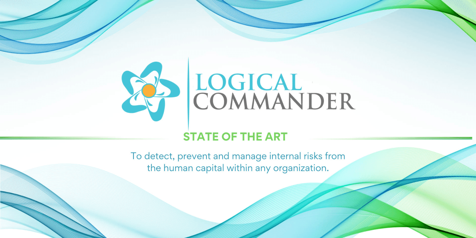 Logical Commander logo showcasing ethical AI-driven risk management solutions, focusing on compliance, privacy, and employee dignity.