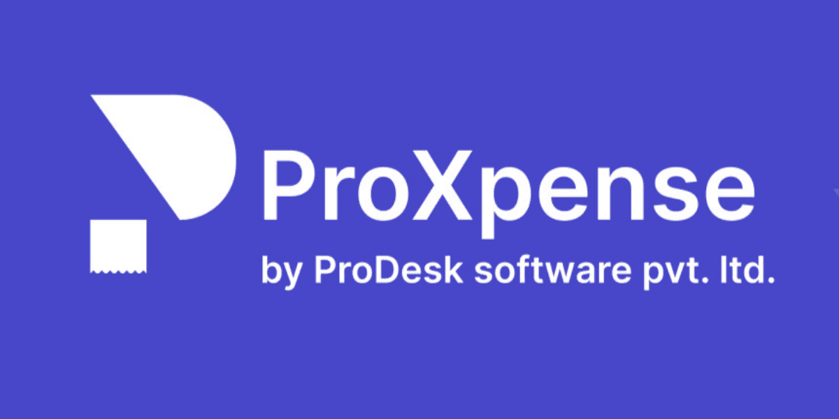 ProXpense logo by ProDesk Software, representing an AI-driven platform transforming corporate travel and expense management with omnichannel booking.