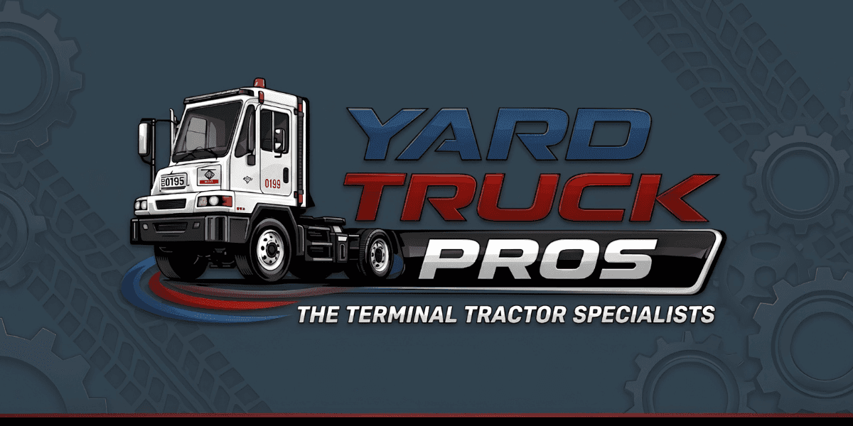 **Yard Truck Pros logo featuring a terminal tractor with the tagline “The Terminal Tractor Specialists.”**