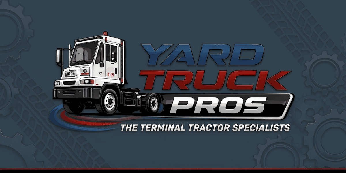 **Yard Truck Pros logo featuring a terminal tractor with the tagline “The Terminal Tractor Specialists.”**