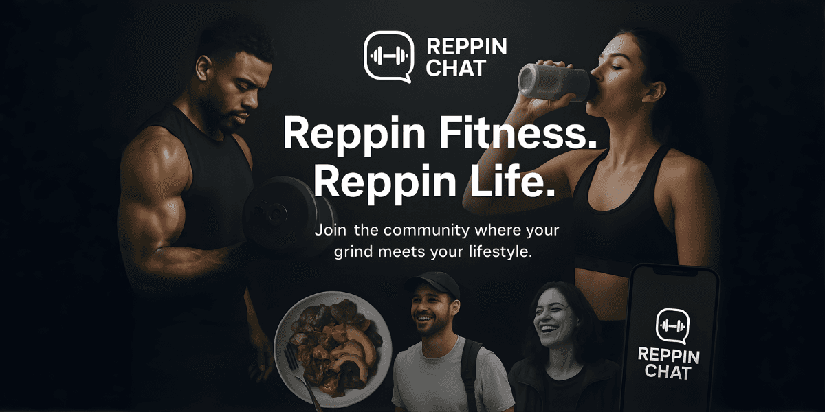 People engaging in fitness and wellness activities, representing a diverse community united by ReppinChat's focus on health