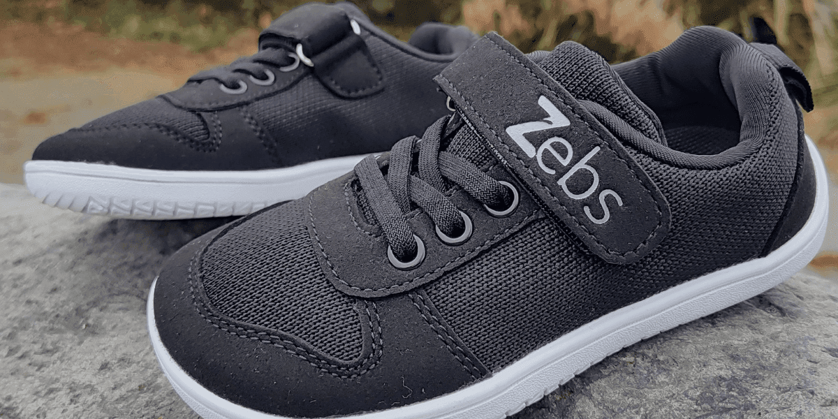 "Zebs Shoes: Designed for natural foot movement and comfort, promoting healthy foot development for kids."