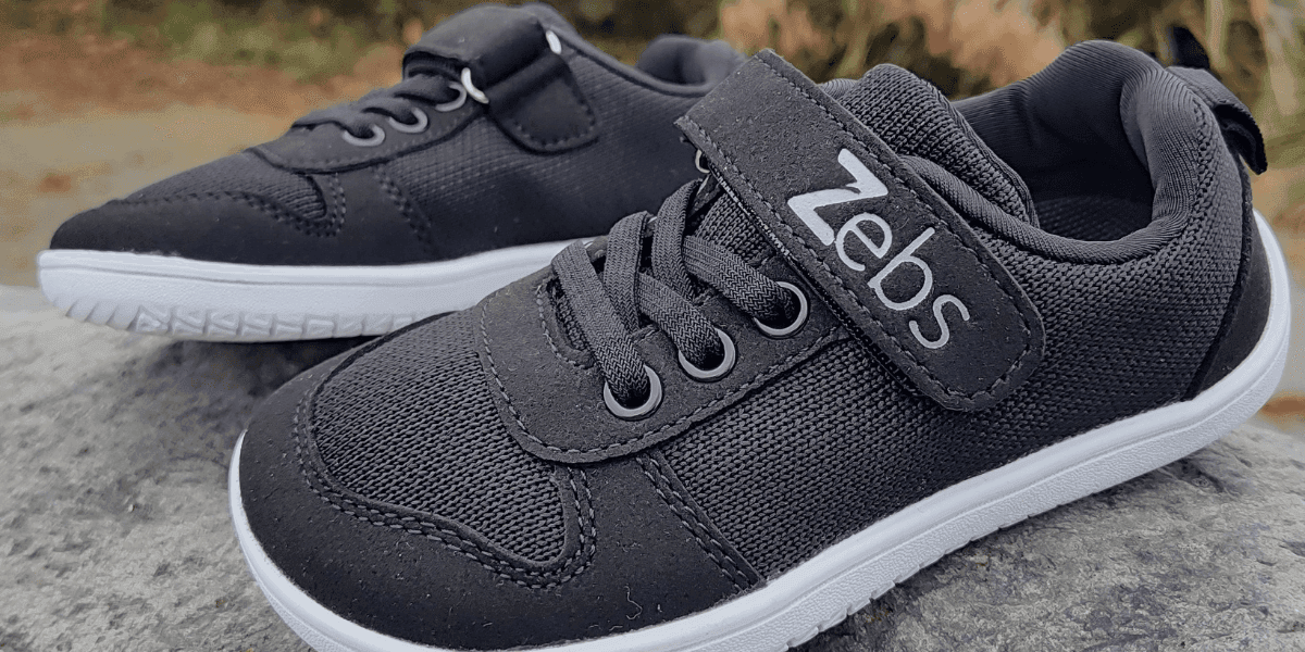 "Zebs Shoes: Designed for natural foot movement and comfort, promoting healthy foot development for kids."