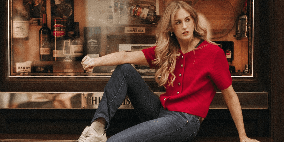 Irish actress and creator Diane Jennings filming YouTube content, highlighting digital storytelling, global audience engagement, and her evolving professional acting career.