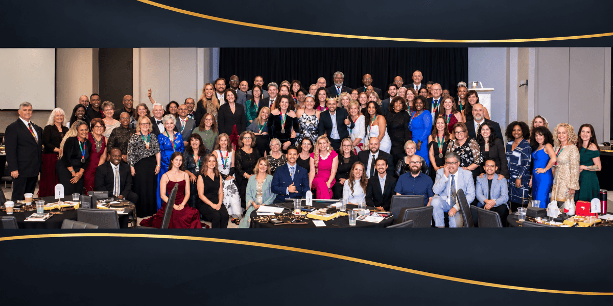 Kingdom Book Awards attendees and honorees gathered for a large group photo at the Spring 2026 celebration.