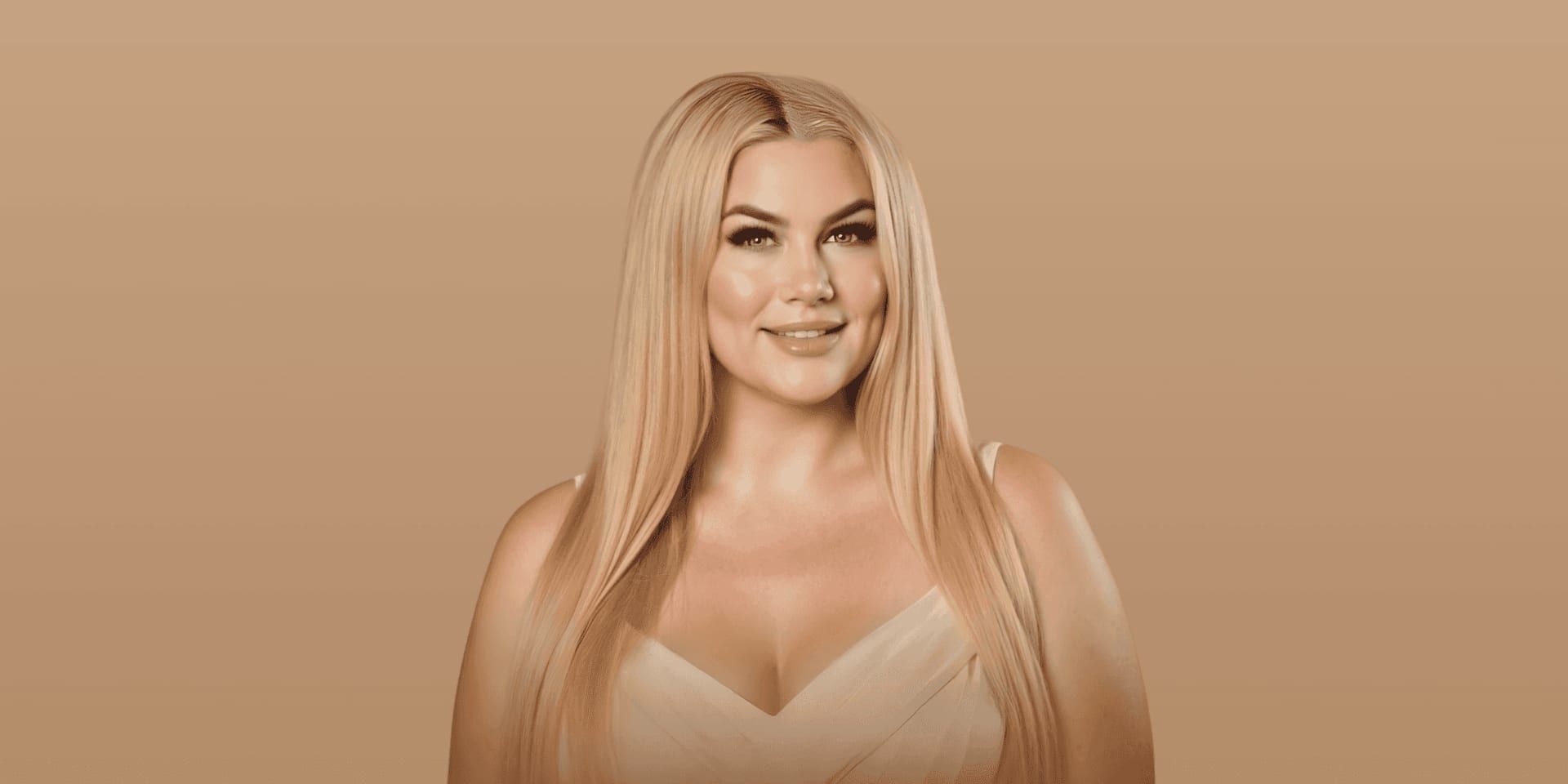 Portrait of Prof. Dr. Stoyana Natseva smiling in a cream dress against a beige background after international education honors.