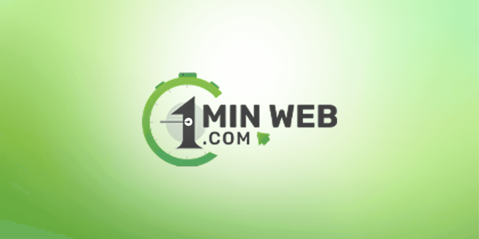 1MinWeb logo promoting AI-powered website builder, awarded Best AI Website Builder in the UK for 2025.