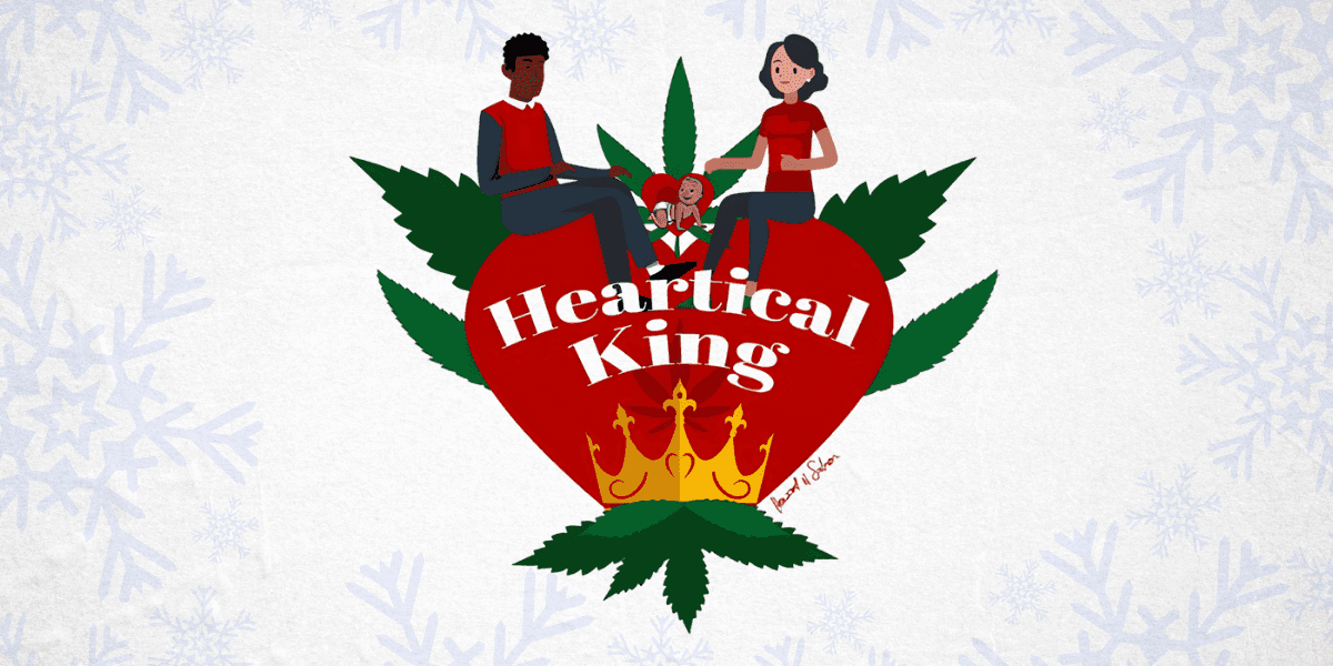 Heartical King logo featuring stylized text, symbolizing music that connects and inspires through rhythm and melody.