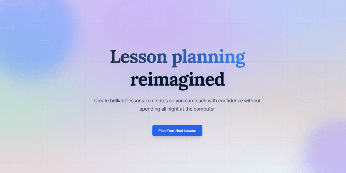 Lesson Maker Pro: AI-powered lesson planning tool to help teachers save time and create engaging lessons effortlessly.