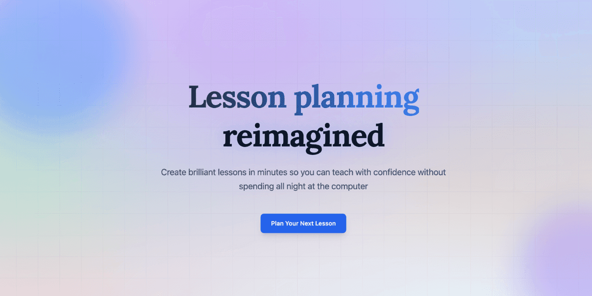 Lesson Maker Pro: AI-powered lesson planning tool to help teachers save time and create engaging lessons effortlessly.